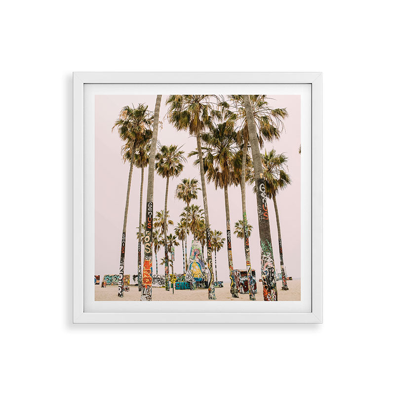 Palm Trees on Venice Beach - Los Angeles California Travel Photography Framed Art Print Gallery Image 38