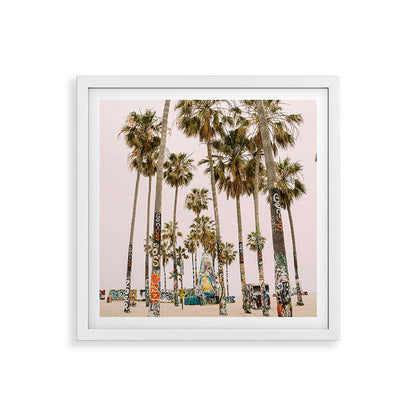 Palm Trees on Venice Beach - Los Angeles California Travel Photography Framed Art Print Gallery Image 38