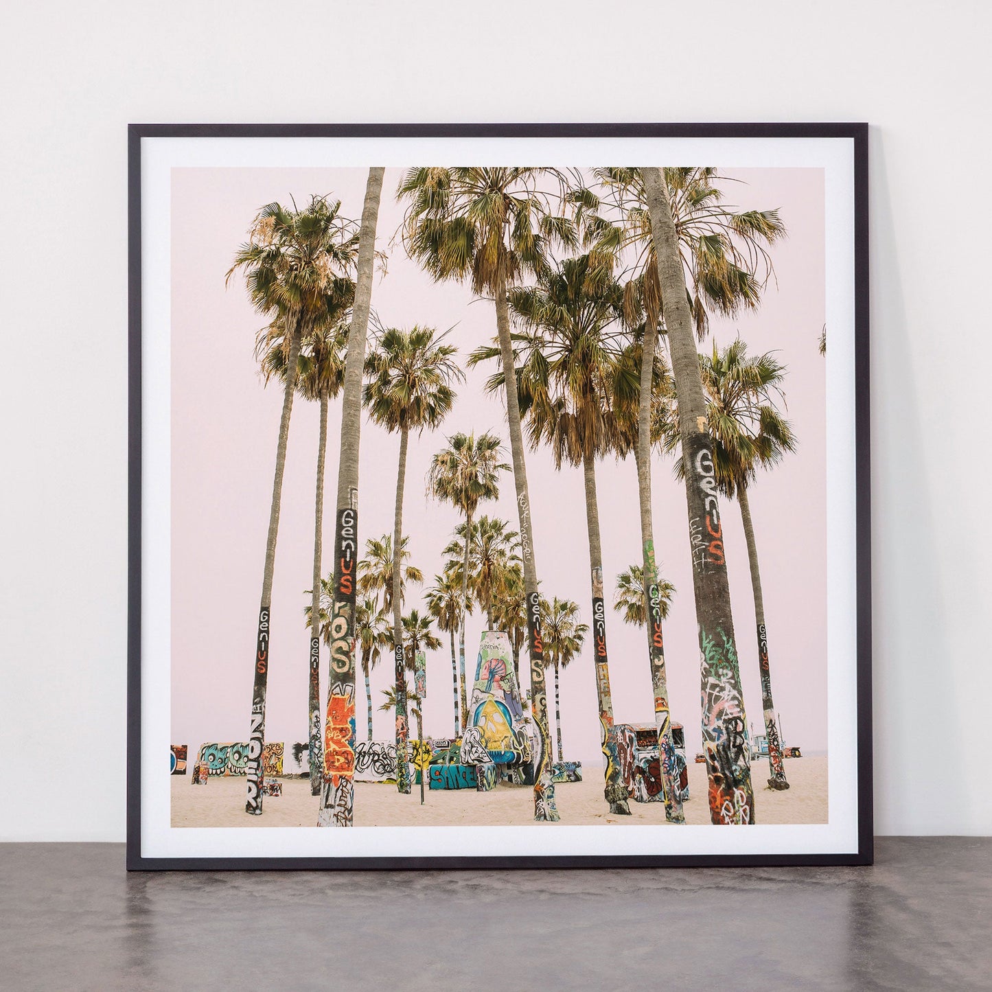 Palm Trees on Venice Beach - Los Angeles California Travel Photography Framed Art Print Gallery Image 11