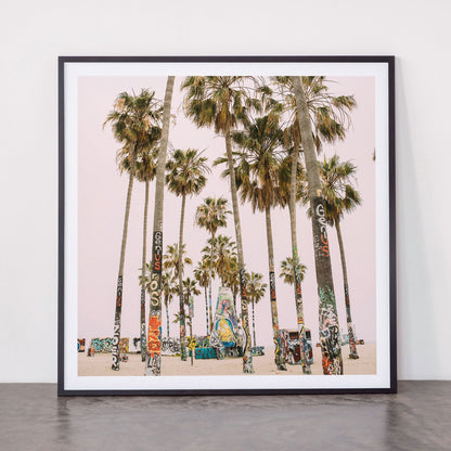Palm Trees on Venice Beach - Los Angeles California Travel Photography Framed Art Print Gallery Image 11
