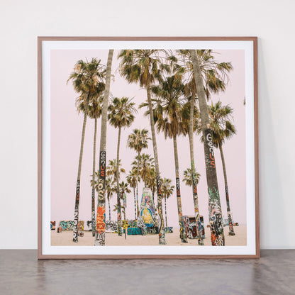 Palm Trees on Venice Beach - Los Angeles California Travel Photography Framed Art Print Gallery Image 21