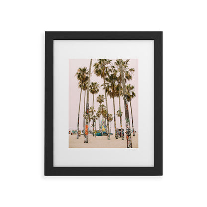 Palm Trees on Venice Beach - Los Angeles California Travel Photography Framed Art Print Gallery Image 47