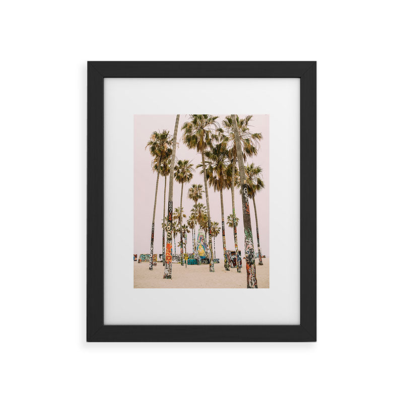 Palm Trees on Venice Beach - Los Angeles California Travel Photography Framed Art Print Gallery Image 40