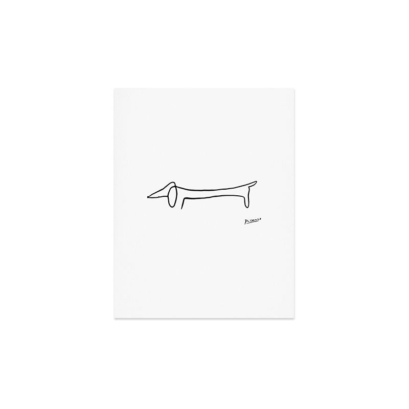 Picasso's sausage dog Art Print Gallery Image 3