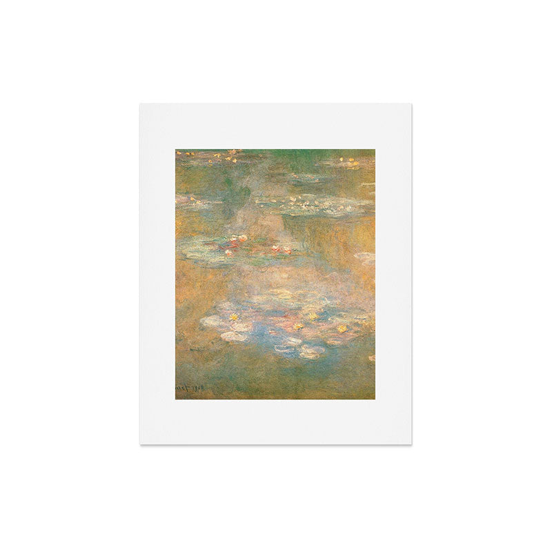 Water Lilies Claude Monet 1908 Art Print Gallery Image 7