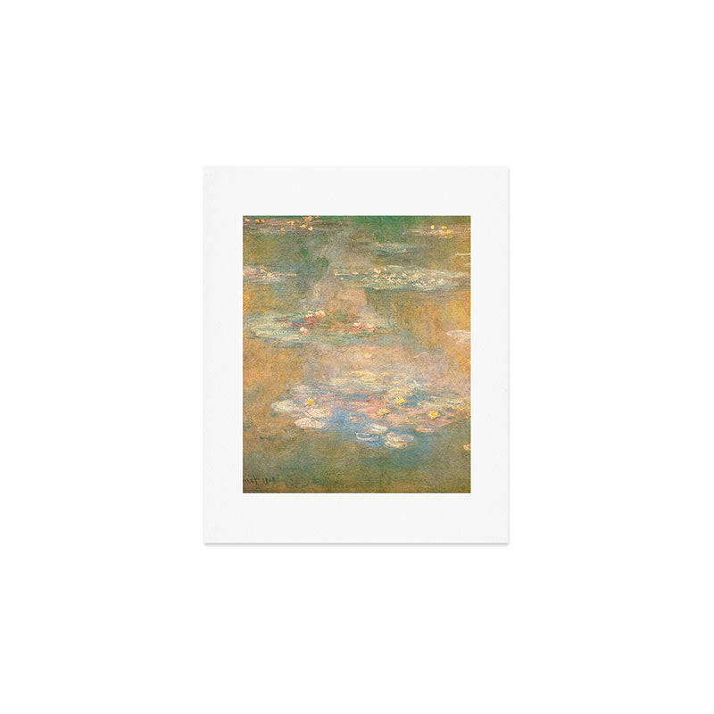 Water Lilies Claude Monet 1908 Art Print Gallery Image 1