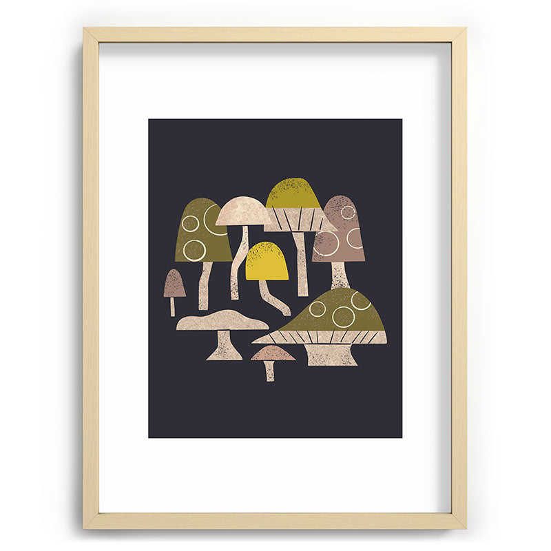 Toadstools Framed Art Print Gallery Image 100