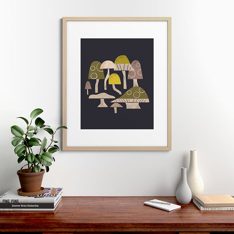 Toadstools Framed Art Print Gallery Image 67
