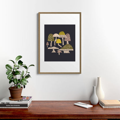 Toadstools Framed Art Print Gallery Image 18