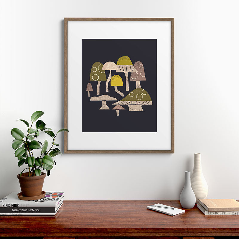 Toadstools Framed Art Print Gallery Image 19