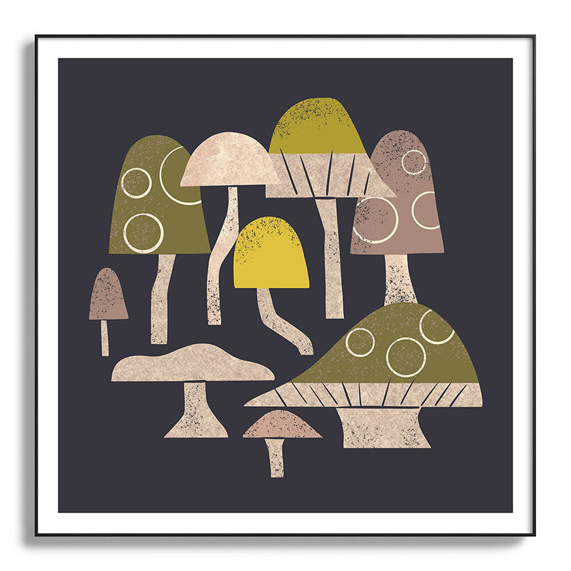 Toadstools Framed Art Print Gallery Image 130