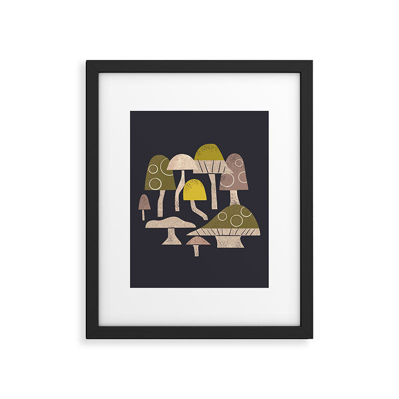 Toadstools Framed Art Print Gallery Image 1