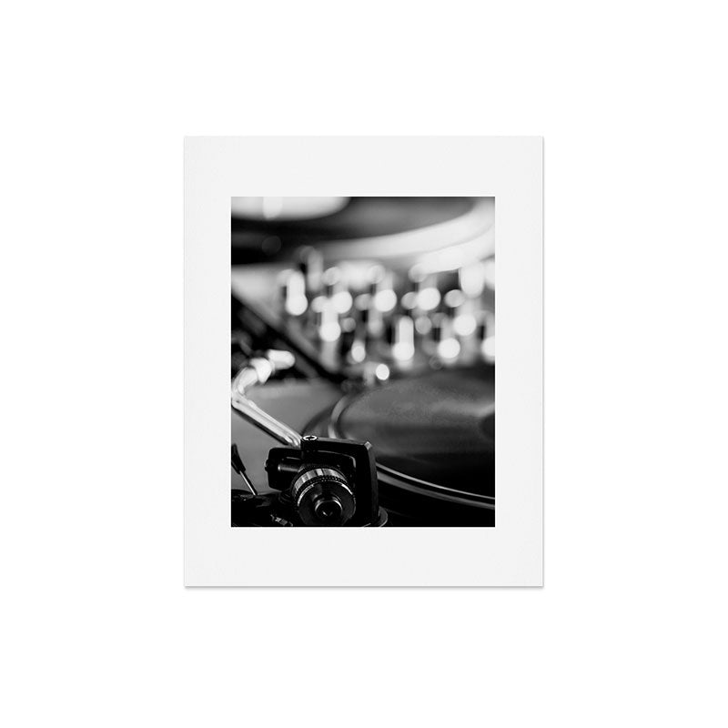 dj turntable record music aesthetic close up elegant mood art photography Art Print Gallery Image 7