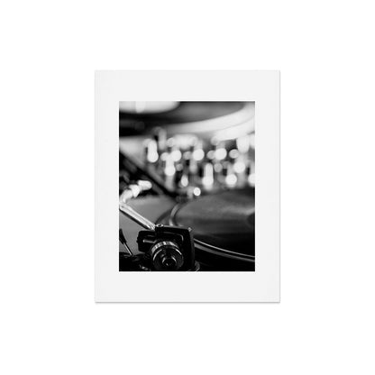 dj turntable record music aesthetic close up elegant mood art photography Art Print Gallery Image 6