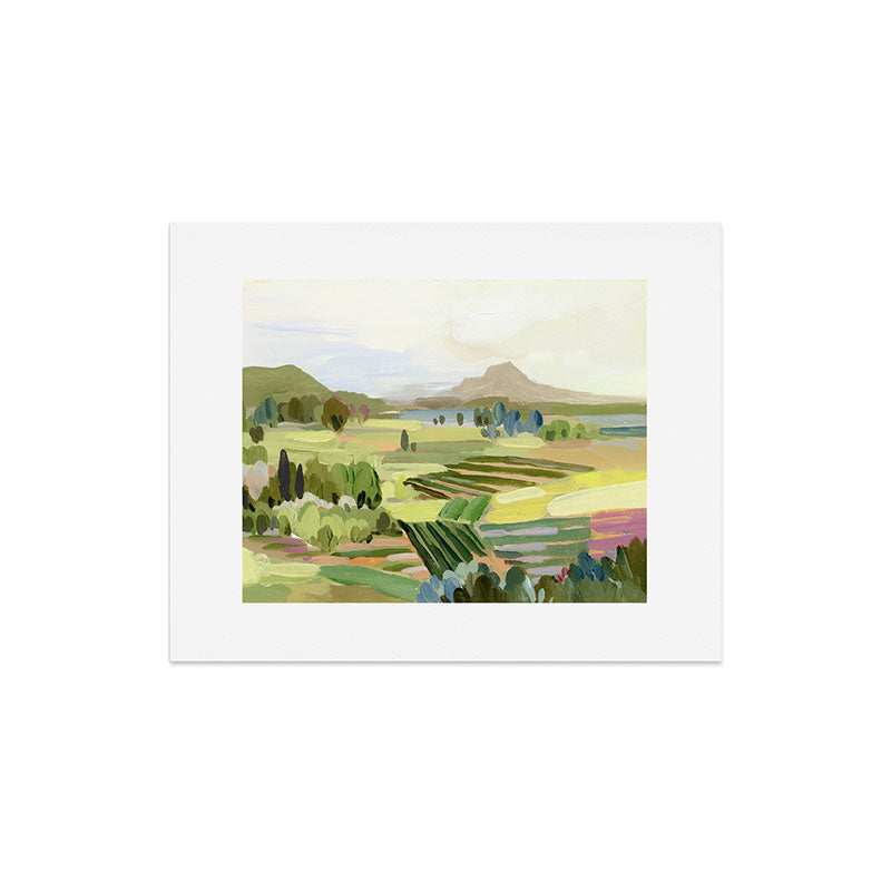 Sunny Italian Fields Art Print Gallery Image 4