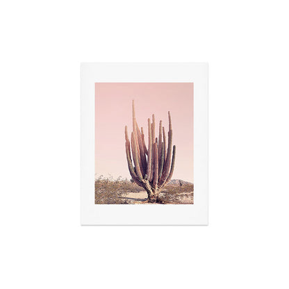 Blush Cactus Art Print Gallery Image 3