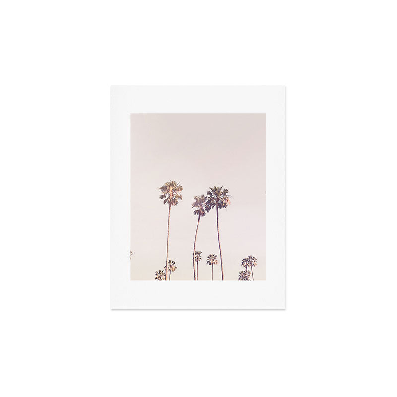 Sunny Cali Palm Trees Art Print Gallery Image 3