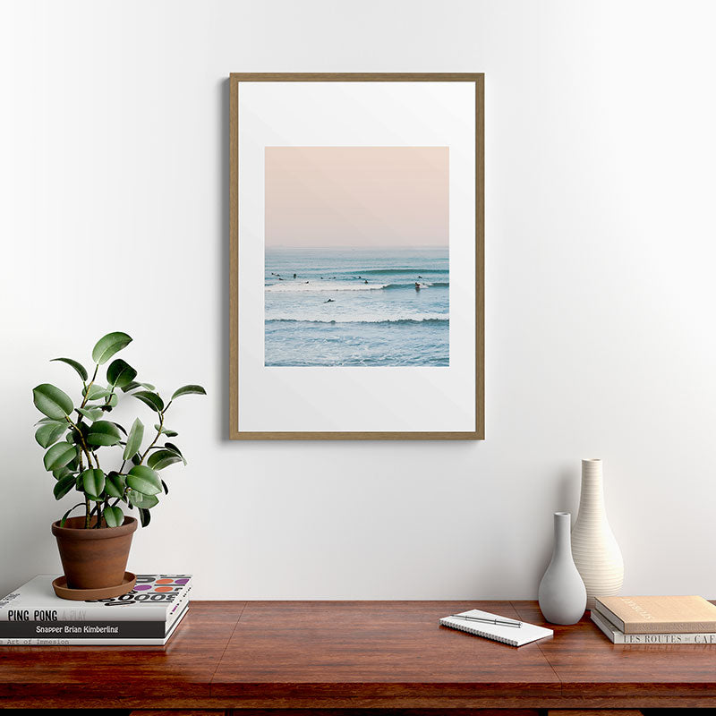 Surfers Framed Art Print Gallery Image 13