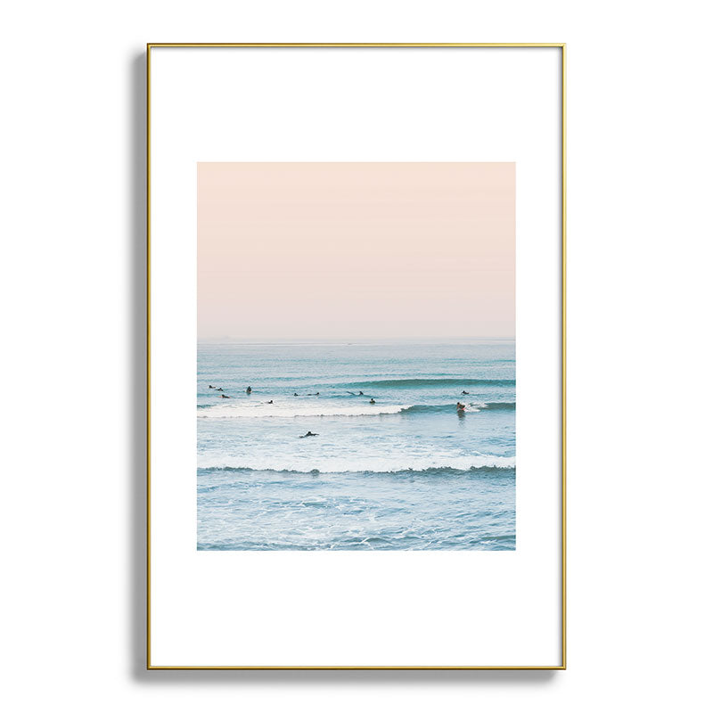 Surfers Framed Art Print Gallery Image 93