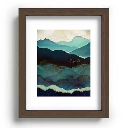 Indigo Mountains Framed Art Print Gallery Image 88