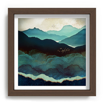 Indigo Mountains Framed Art Print Gallery Image 98