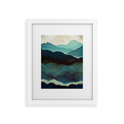 Indigo Mountains Framed Art Print Gallery Image 74