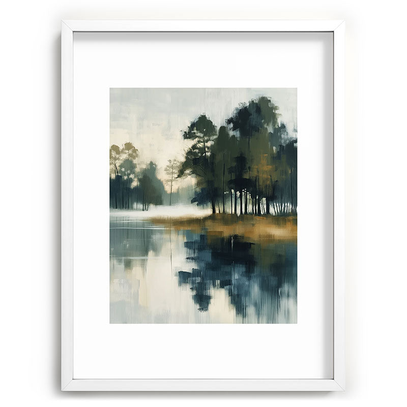 Country Lake II Framed Art Print Gallery Image 79