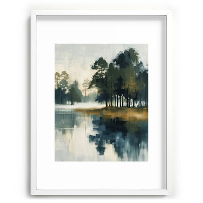 Country Lake II Framed Art Print Gallery Image 78