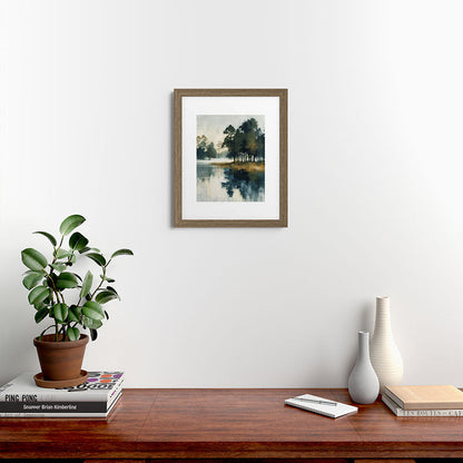 Country Lake II Framed Art Print Gallery Image 39