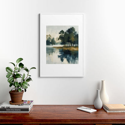 Country Lake II Framed Art Print Gallery Image 27