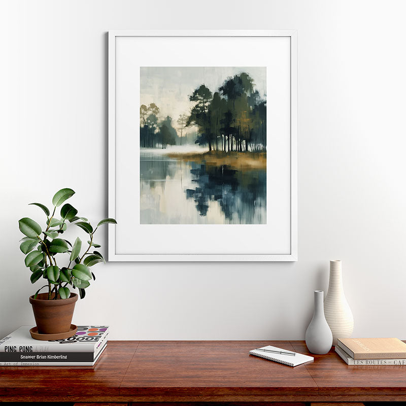 Country Lake II Framed Art Print Gallery Image 56