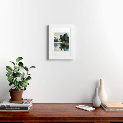 Country Lake II Framed Art Print Gallery Image 52