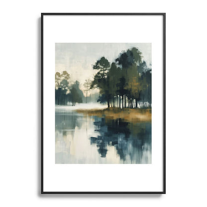 Country Lake II Framed Art Print Gallery Image 83