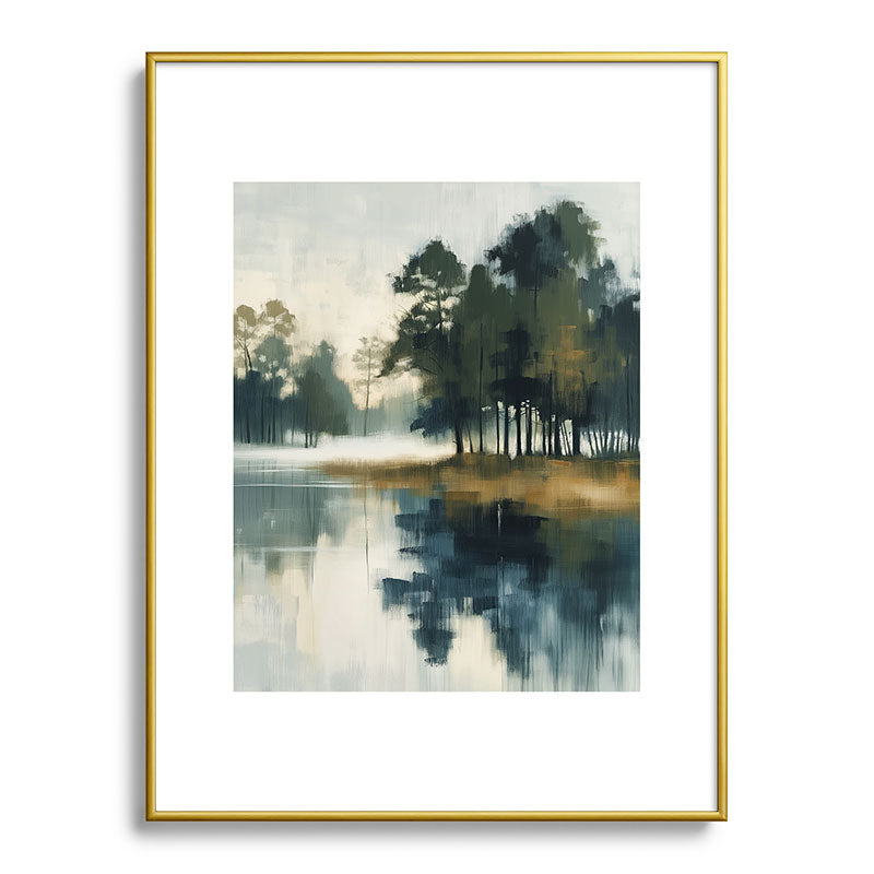 Country Lake II Framed Art Print Gallery Image 91