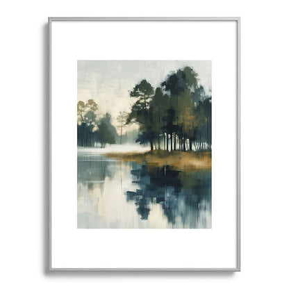 Country Lake II Framed Art Print Gallery Image 98