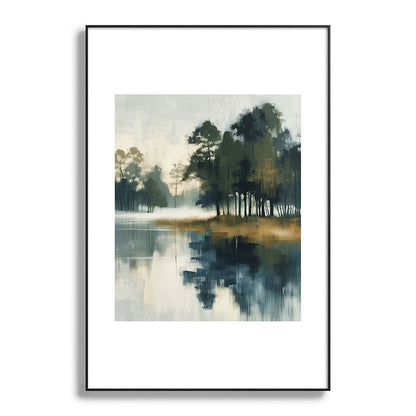 Country Lake II Framed Art Print Gallery Image 86