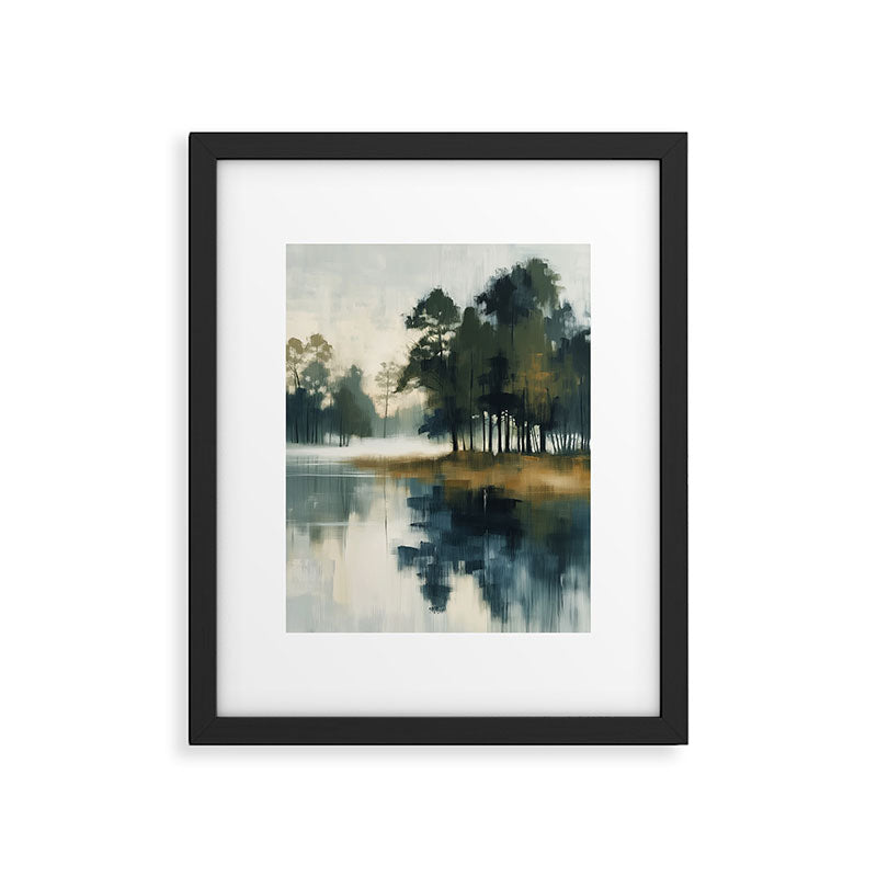 Country Lake II Framed Art Print Gallery Image 5