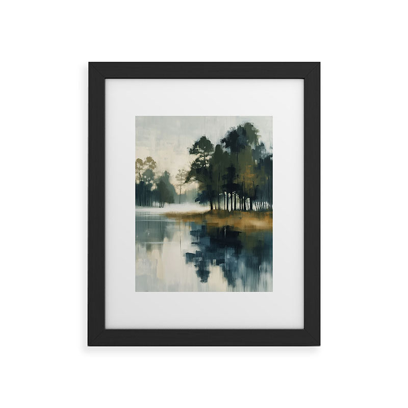 Country Lake II Framed Art Print Gallery Image 34