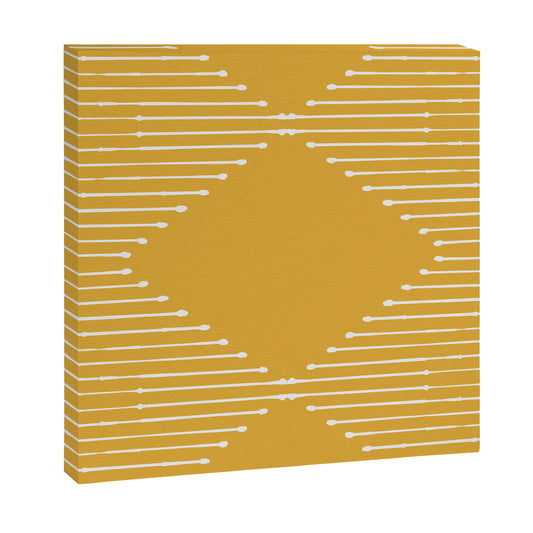 Geo (Yellow) Canvas Print Gallery Image 1