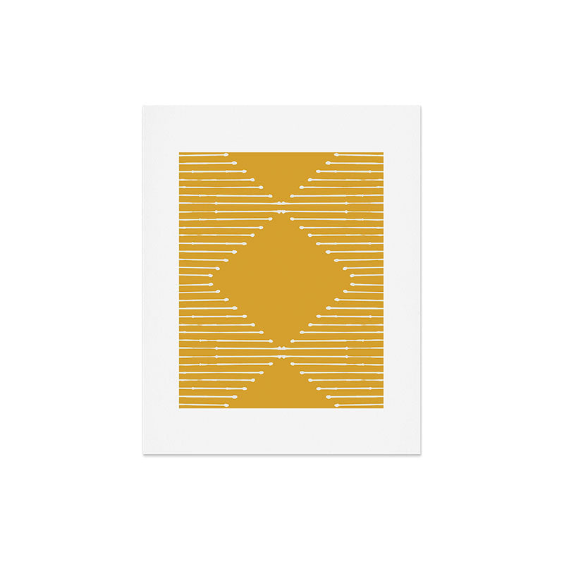 Geo (Yellow) Art Print Gallery Image 3
