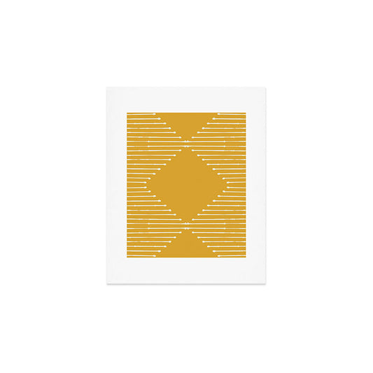 Geo (Yellow) Art Print Gallery Image 1