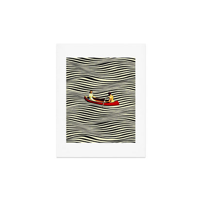 Illusionary Boat Ride Art Print Gallery Image 4