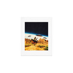 UFO Space Chase Art Print Gallery Image 1