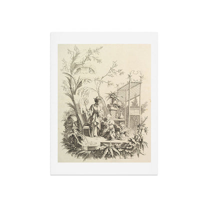 Grisaille Chinoiserie Art Print Gallery Image 7