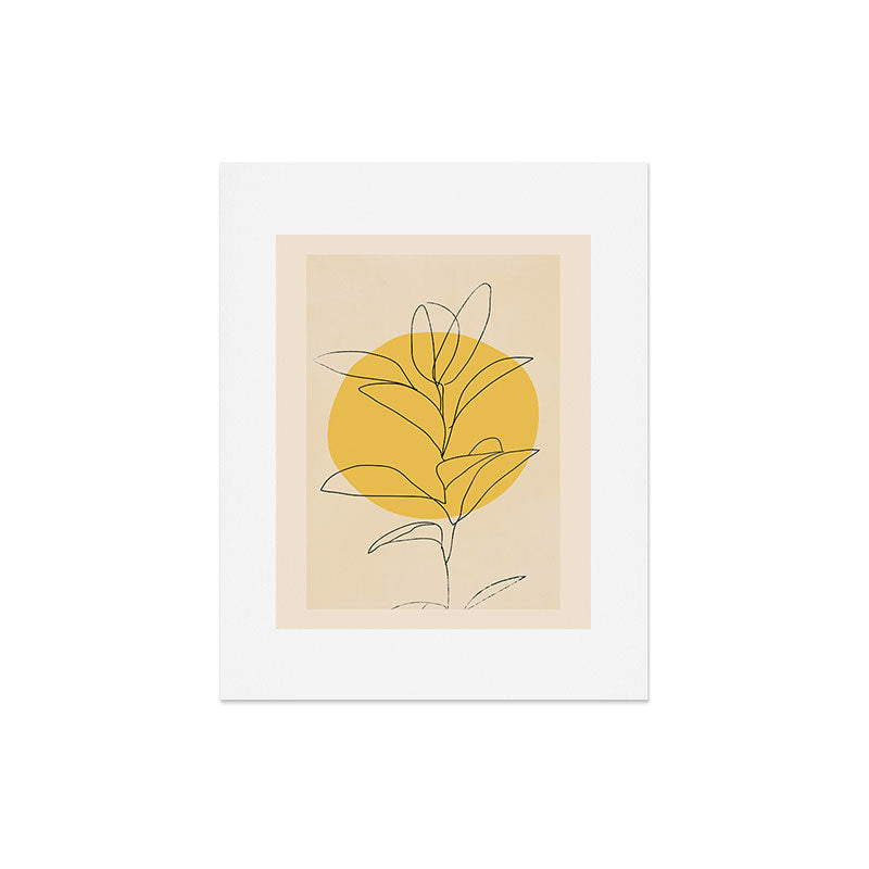 Abstract Art /Minimal Plant 3/2 Art Print Gallery Image 5
