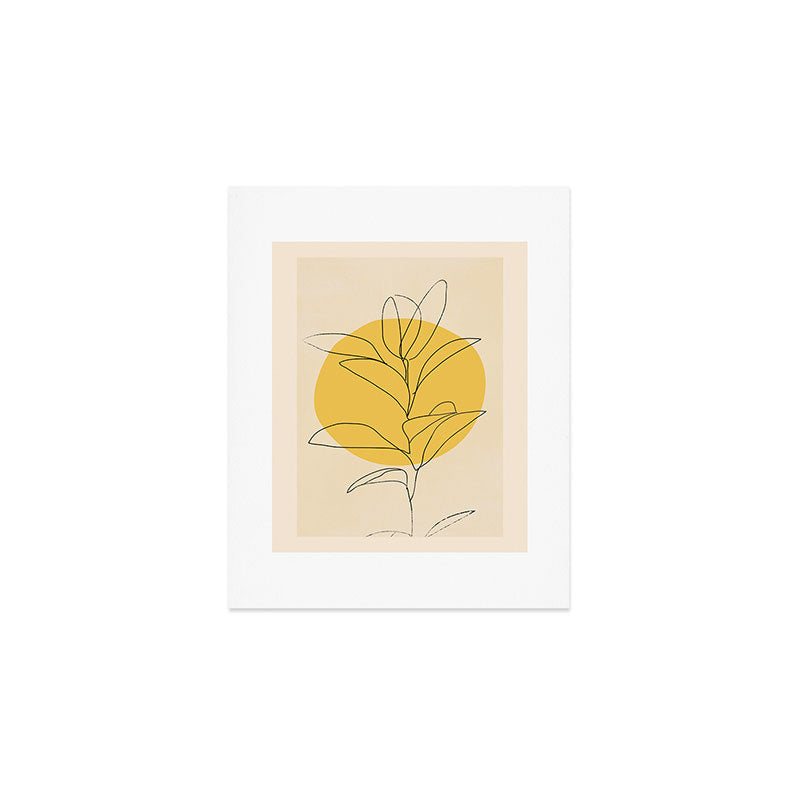 Abstract Art /Minimal Plant 3/2 Art Print Gallery Image 1