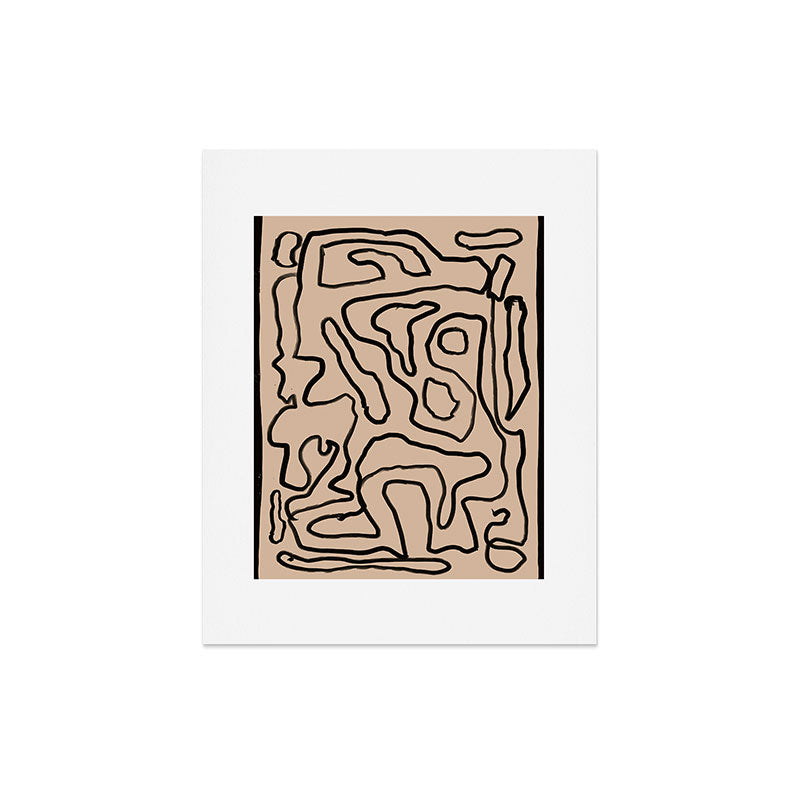 Abstract line art 161 Art Print Gallery Image 4