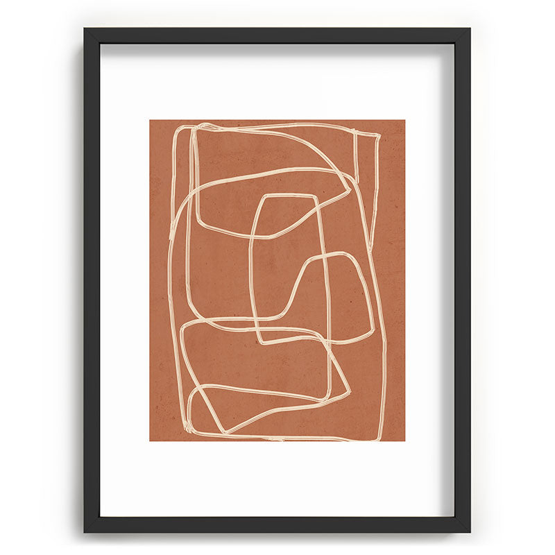 Abstract line art 22 Framed Art Print Gallery Image 61