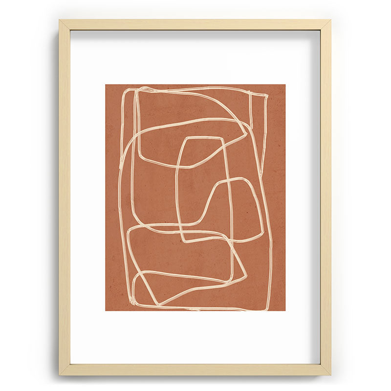 Abstract line art 22 Framed Art Print Gallery Image 73
