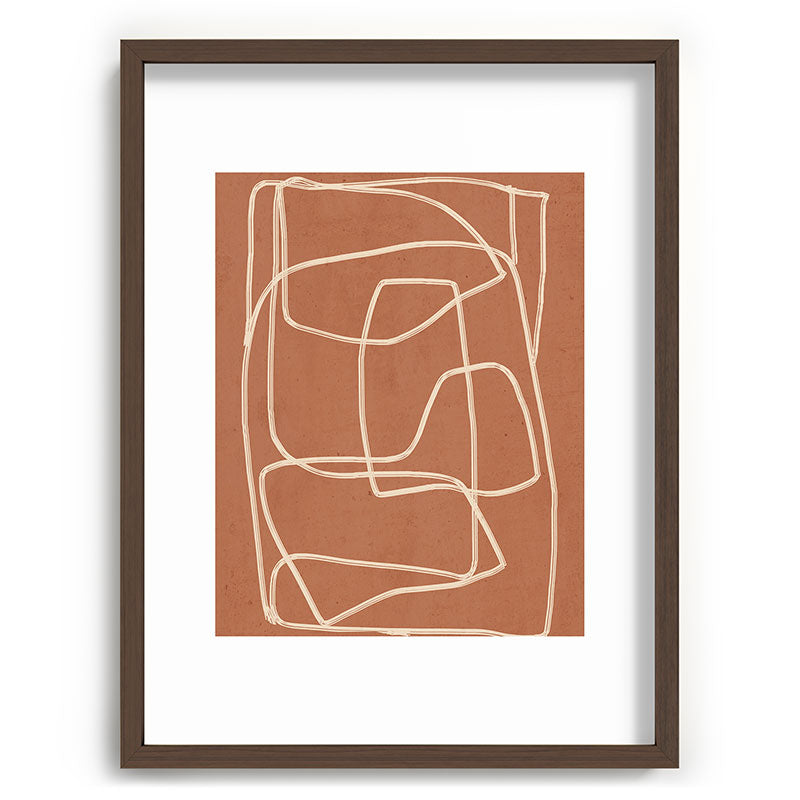 Abstract line art 22 Framed Art Print Gallery Image 67
